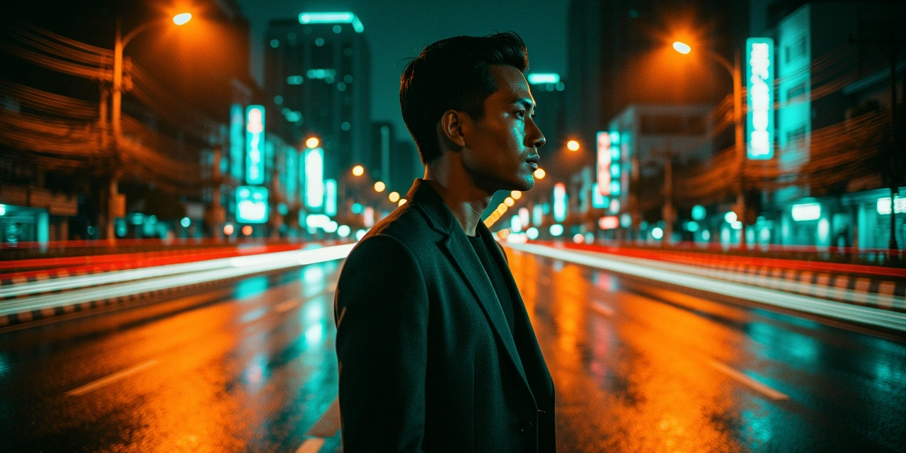 Jakarta motion blur detail